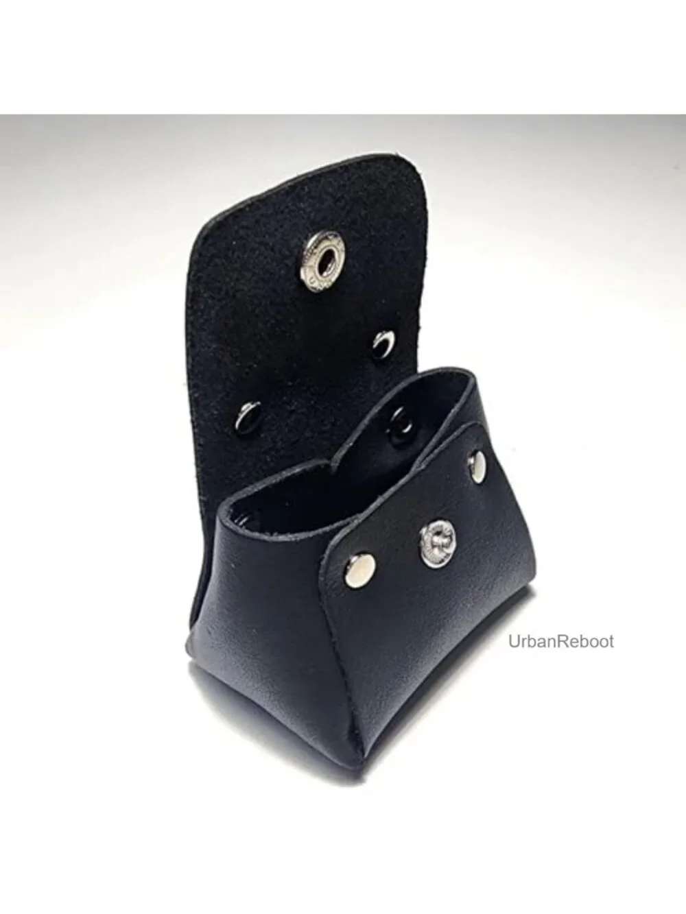 Genuine Leather Mini Pouch Fits AirPods Coin & Accessory Holder Handmade